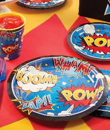 Superhero Cartoon Party Supplies | Balloons | Decorations | Packs